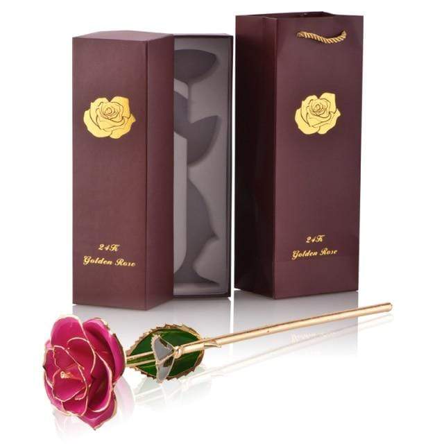 Luxurious 24k Gold Plated Long Lasting Rose