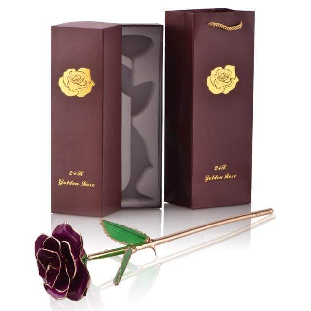 Luxurious 24k Gold Plated Long Lasting Rose