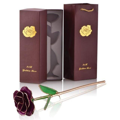 Luxurious 24k Gold Plated Long Lasting Rose