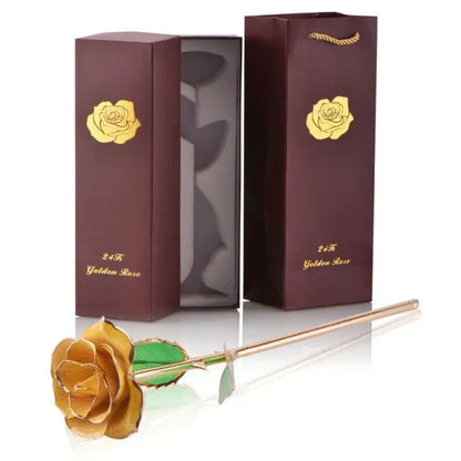 Luxurious 24k Gold Plated Long Lasting Rose