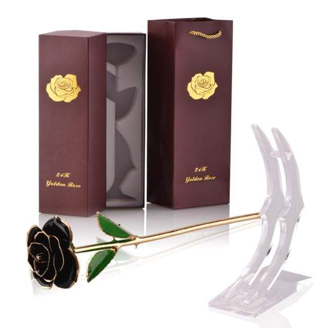 Luxurious 24k Gold Plated Long Lasting Rose