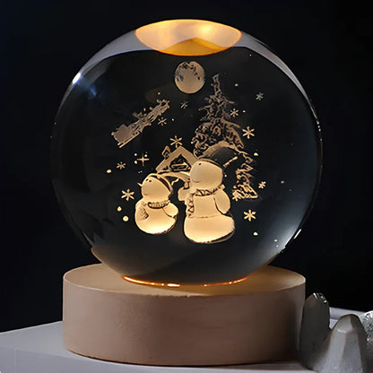 Colorful Globe LED Bedside Lamp