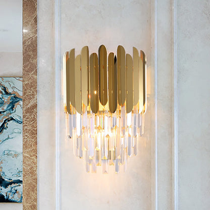 Luxury Gold Crystal Sconce Lamp - Cofik