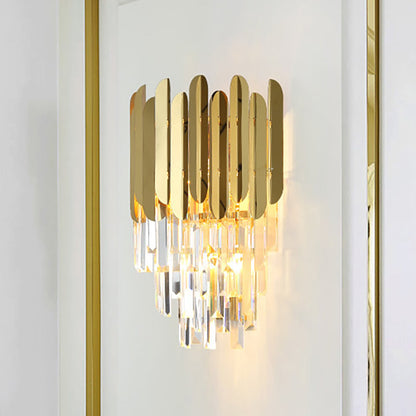 Luxury Gold Crystal Sconce Lamp