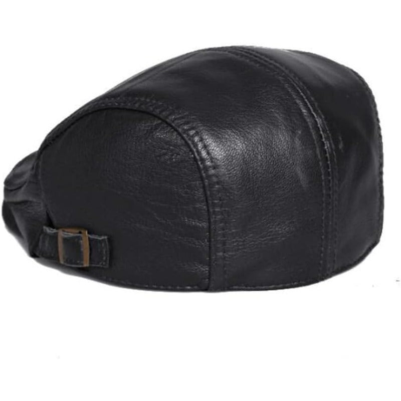 Timeless Brown Leather Hat