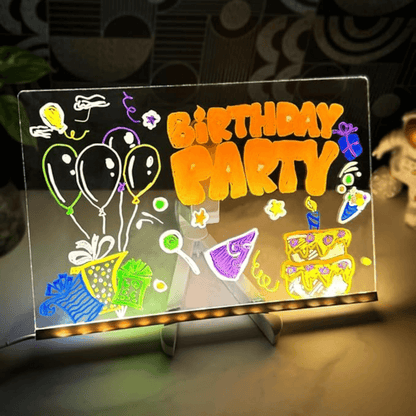 Colorful LED Drawing Tablet with Stylus Pen