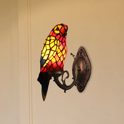 Vibrant Glass Wall Sconce Lighting for Hallway