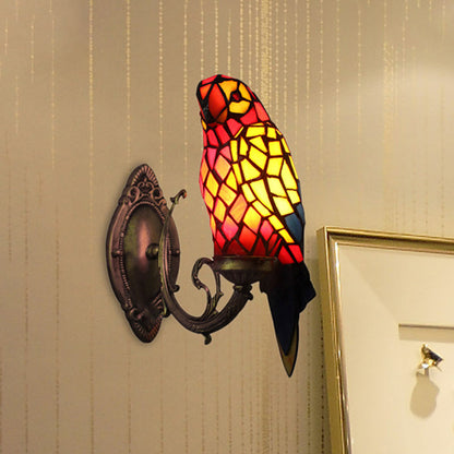 Vibrant Glass Wall Sconce Lighting for Hallway
