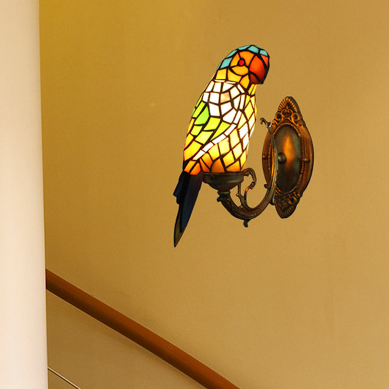 Vibrant Glass Wall Sconce Lighting for Hallway