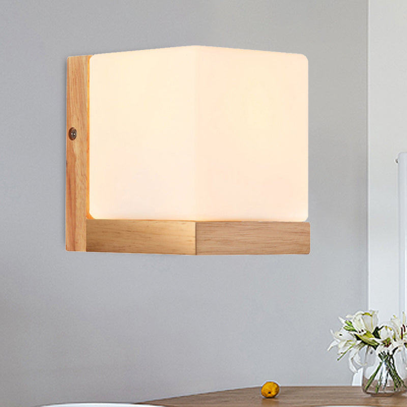 Simple Wooden Japanese Style Wall Light - Cofik