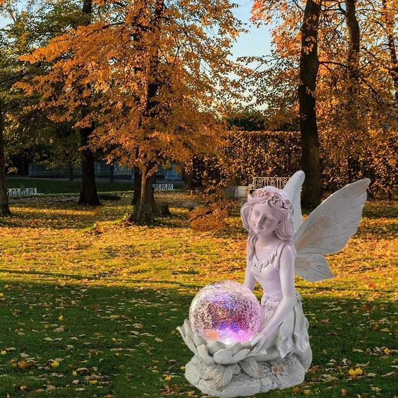 Solar Powered Fairy Garden Ornament