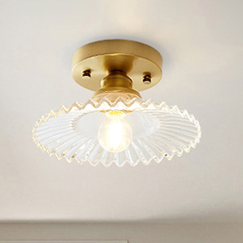 Classic Round Glass Ceiling Light Fixtures