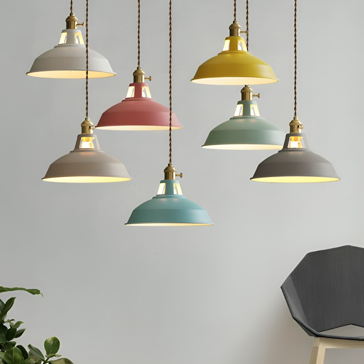 Rustic Metal Hanging Pendant Light