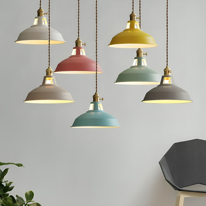 Rustic Metal Hanging Pendant Light