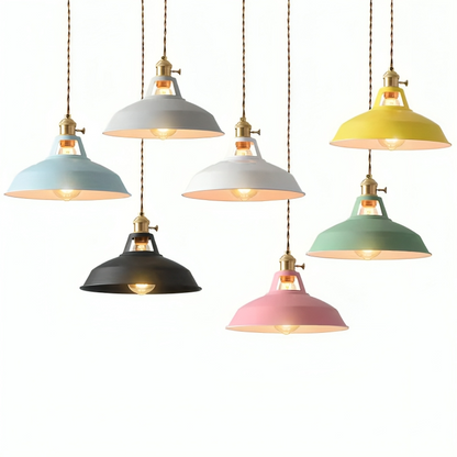 Rustic Metal Hanging Pendant Light