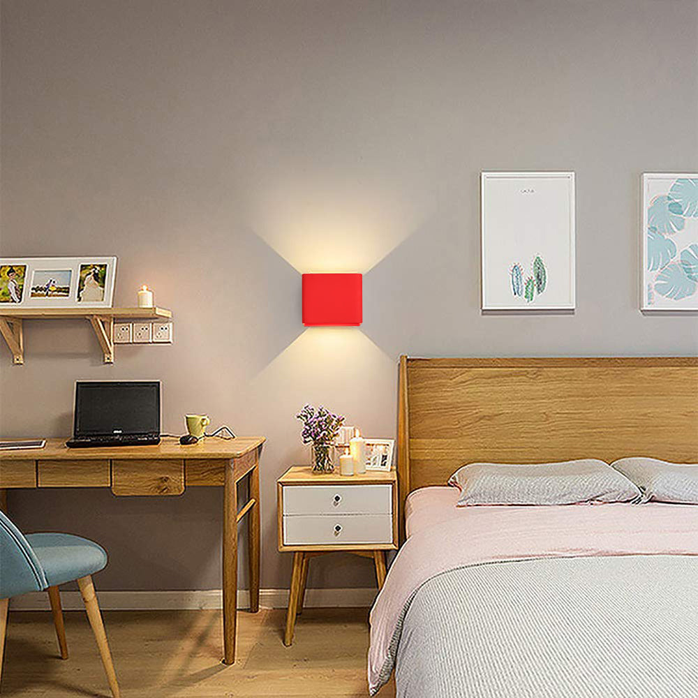 Contemporary Square Wall Light Fixture