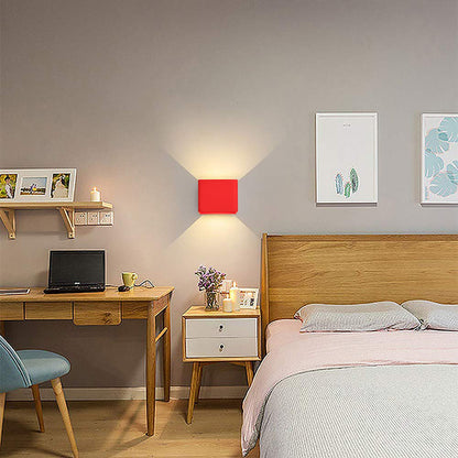 Contemporary Square Wall Light Fixture