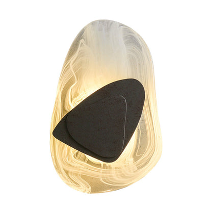 Elegant Glass Wall Sconce Light for Bedroom