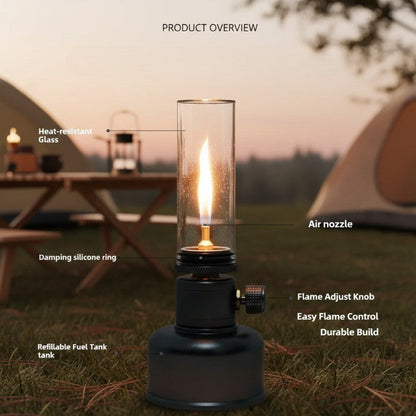 Compact Portable Flame Table Light