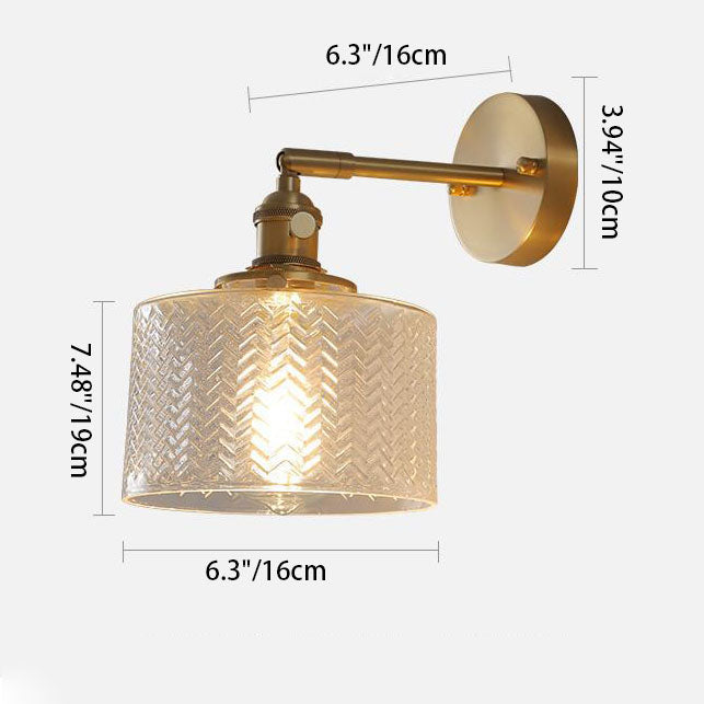 Simple Gold Sconce Lamp