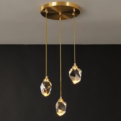 Luxurious Crystal Drop Ceiling Light Fixture