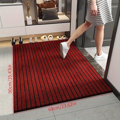 Waterproof Outdoor Door Mat with Stripes