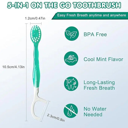 Travel 5-in-1 Mini Toothbrush Kit 26 Pieces