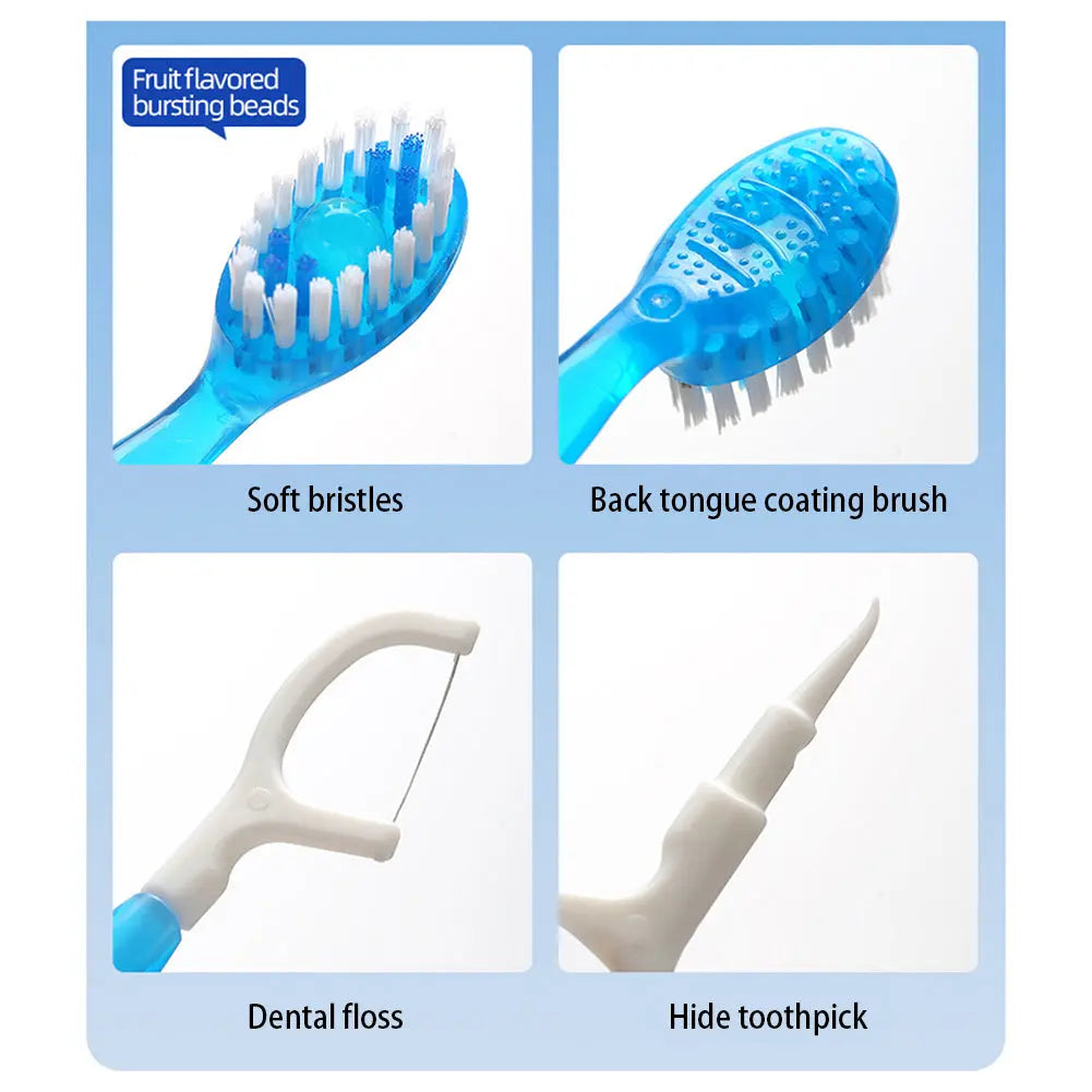 Travel 5-in-1 Mini Toothbrush Kit 26 Pieces