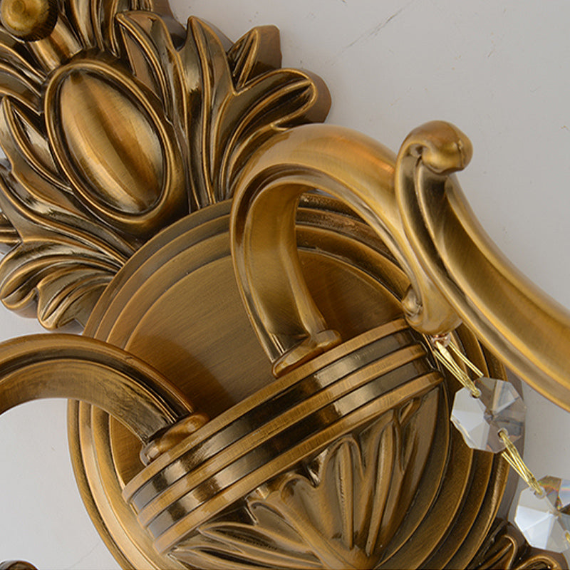 Minimalist Glass Wall Light Brass Nordic Room Lamp
