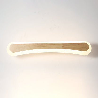 Stylish LED Bathroom Lighting Wood Vanity Light Fixtures