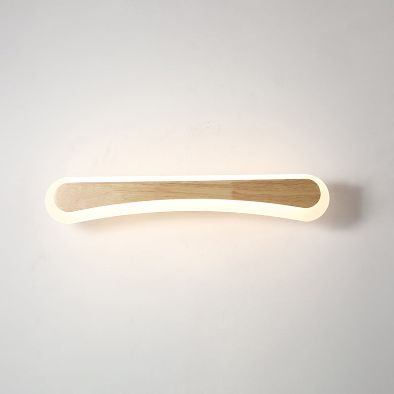 Stylish LED Bathroom Lighting Wood Vanity Light Fixtures
