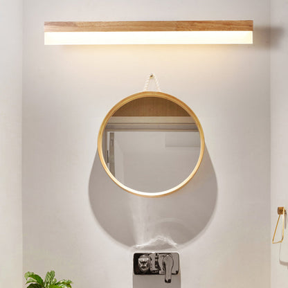 Stylish LED Bathroom Lighting Wood Vanity Light Fixtures