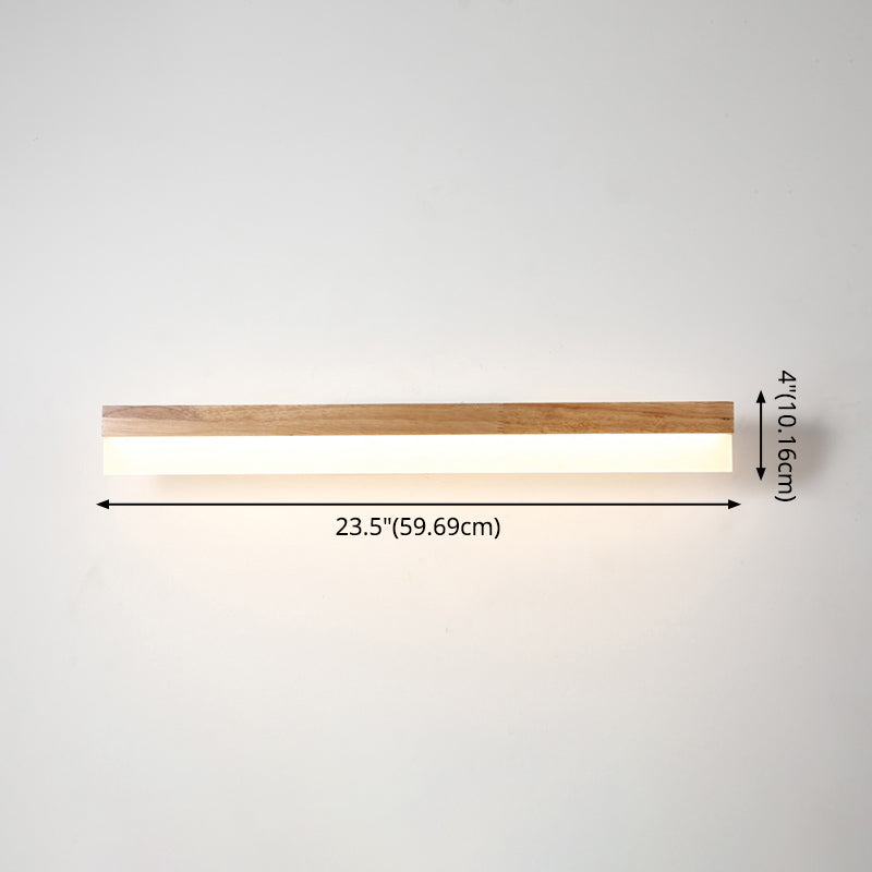 Stylish LED Bathroom Lighting Wood Vanity Light Fixtures