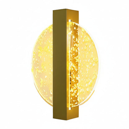 Contemporary LED Wall Light – Sleek Glass Bedroom Sconce