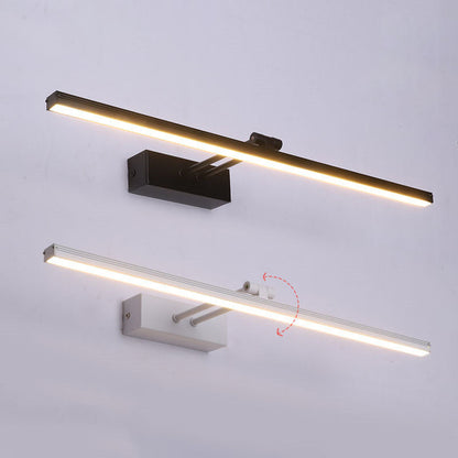 Sleek Single Vanity Light Modern Metal Fixture