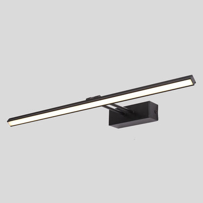 Sleek Single Vanity Light Modern Metal Fixture