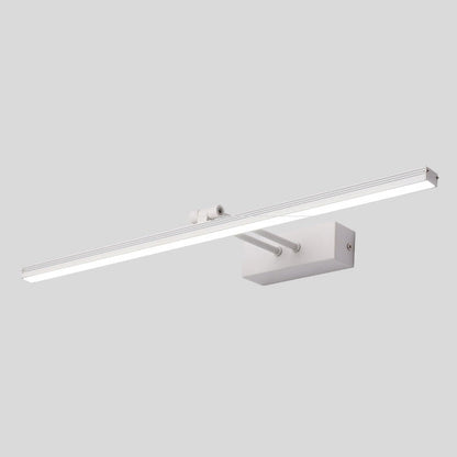 Sleek Single Vanity Light Modern Metal Fixture