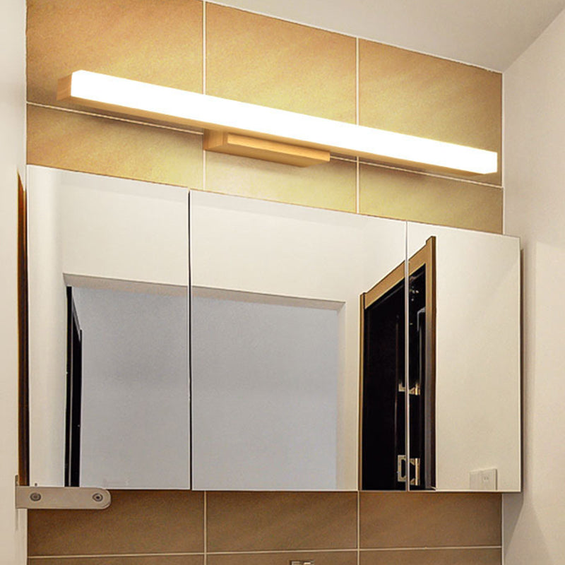 Simple Wooden Bathroom Vanity Light - Cofik