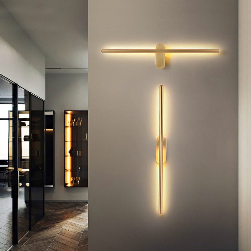Slim LED Wall Light Modern Metal Lamp for Home