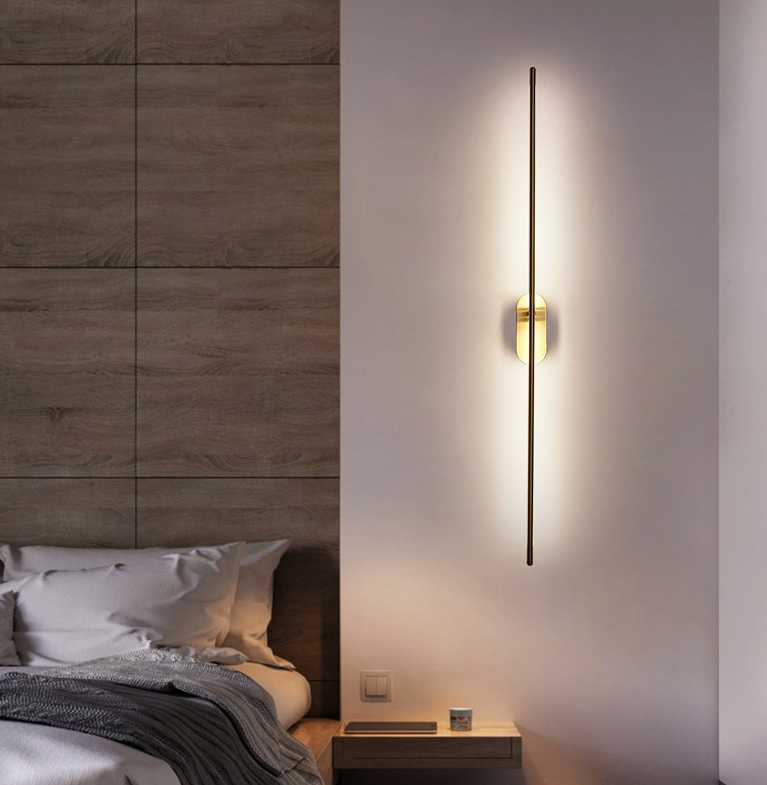 Slim LED Wall Light Modern Metal Lamp for Home