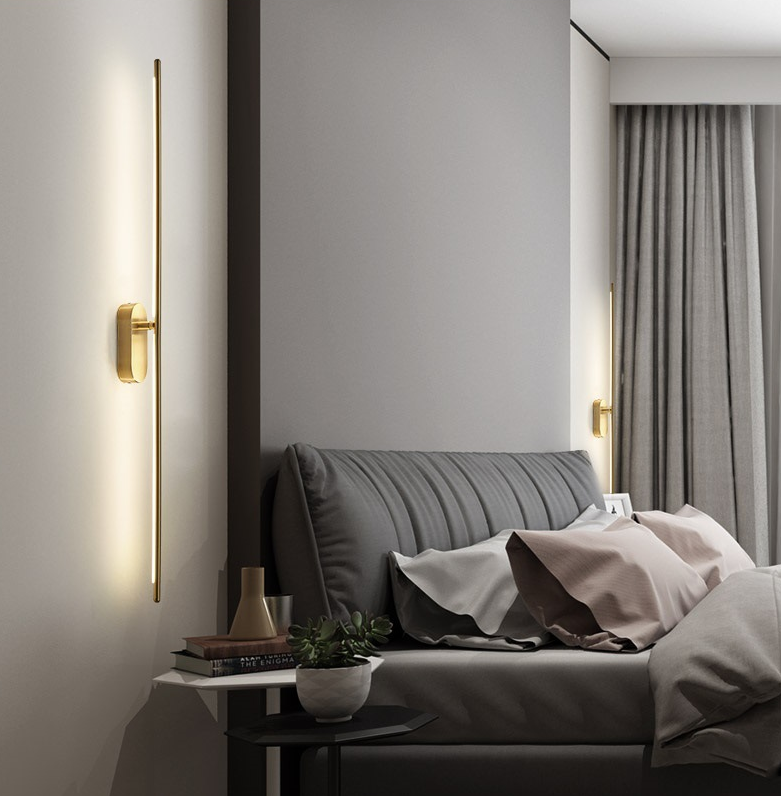 Slim LED Wall Light Modern Metal Lamp for Home