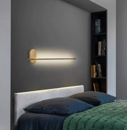 Slim LED Wall Light Modern Metal Lamp for Home