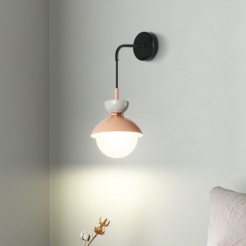 Small Nordic Style Wall Lamp Colorful Bedroom Light