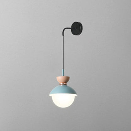 Small Nordic Style Wall Lamp Colorful Bedroom Light - Cofik