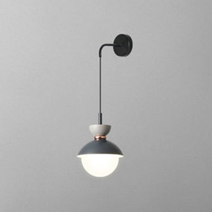 Small Nordic Style Wall Lamp Colorful Bedroom Light