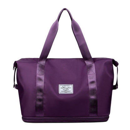Large Capacity Dual Compartment Travel Duffel Bag