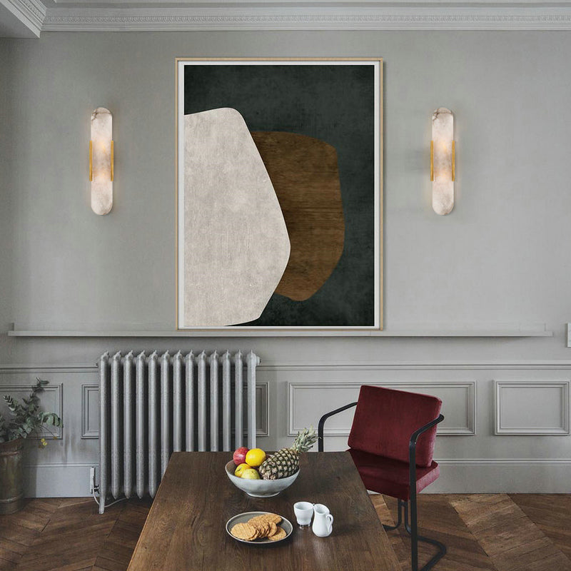 2 Light Modern Gold/Black Wall Sconce Light Fixture