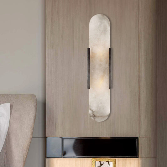 2 Light Modern Gold/Black Wall Sconce Light Fixture - Cofik