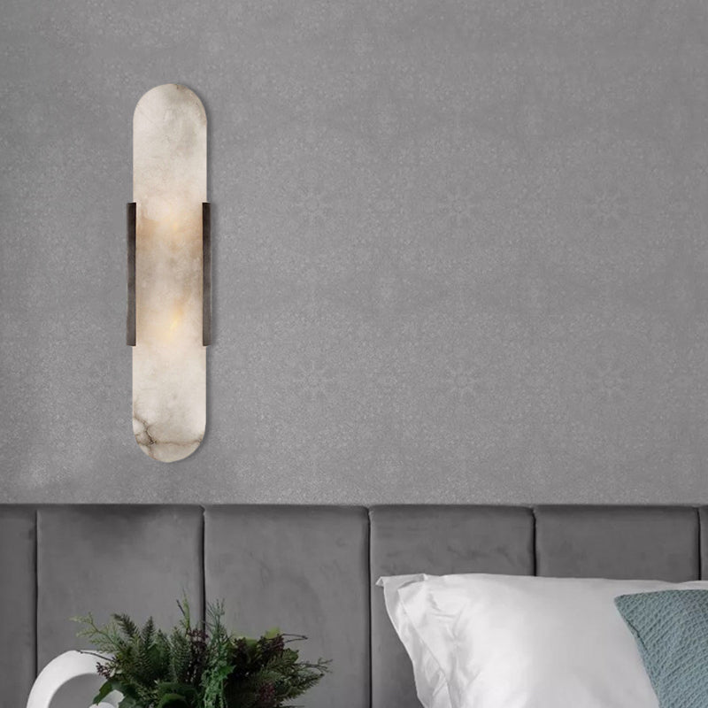 2 Light Modern Gold/Black Wall Sconce Light Fixture