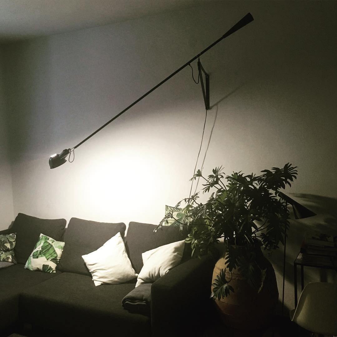 Contemporary White Wall Light